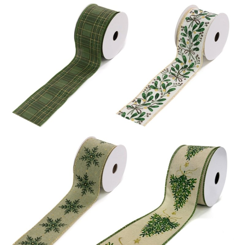 Floralsilk Green Ribbon Set