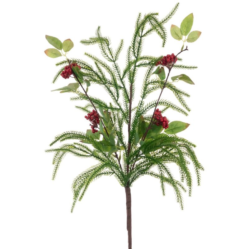Floralsilk Pine Spray With Berries