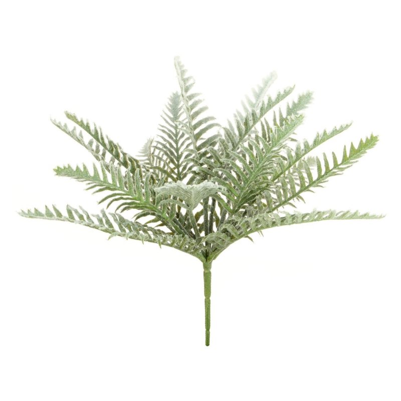 Floralsilk Snowy Fern Bush