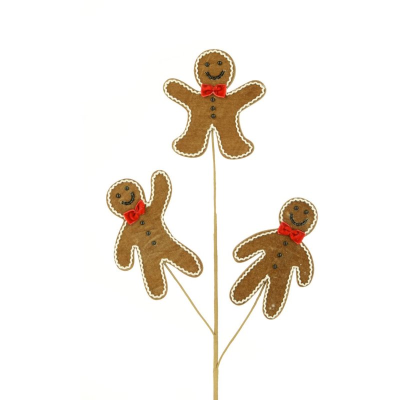 Floralsilk Gingerbread Man Spray