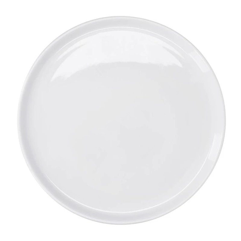 Mikasa Bergen Ice White 22cm Plate Top Down