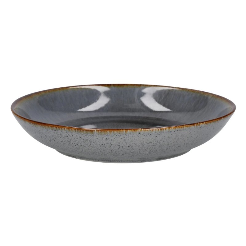 Mikasa Impression Fossil Grey 20cm Pasta Bowl Side View