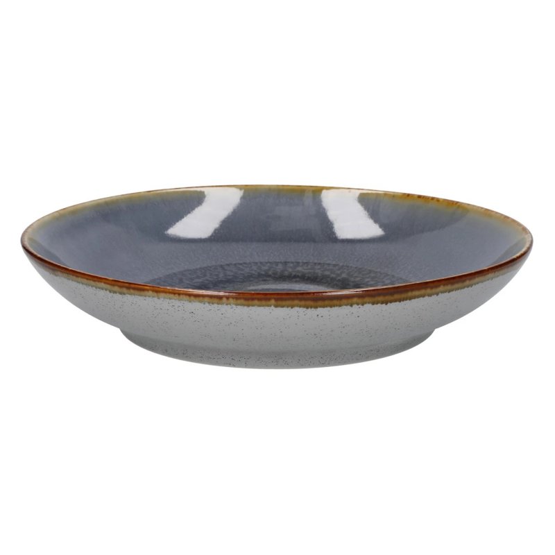 Mikasa Impression Fossil Grey 23cm Pasta Bowl Side View