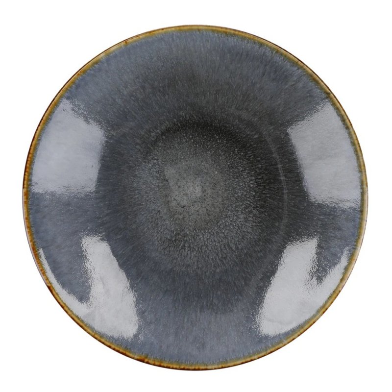 Mikasa Impression Fossil Grey 21cm Plate Top Down