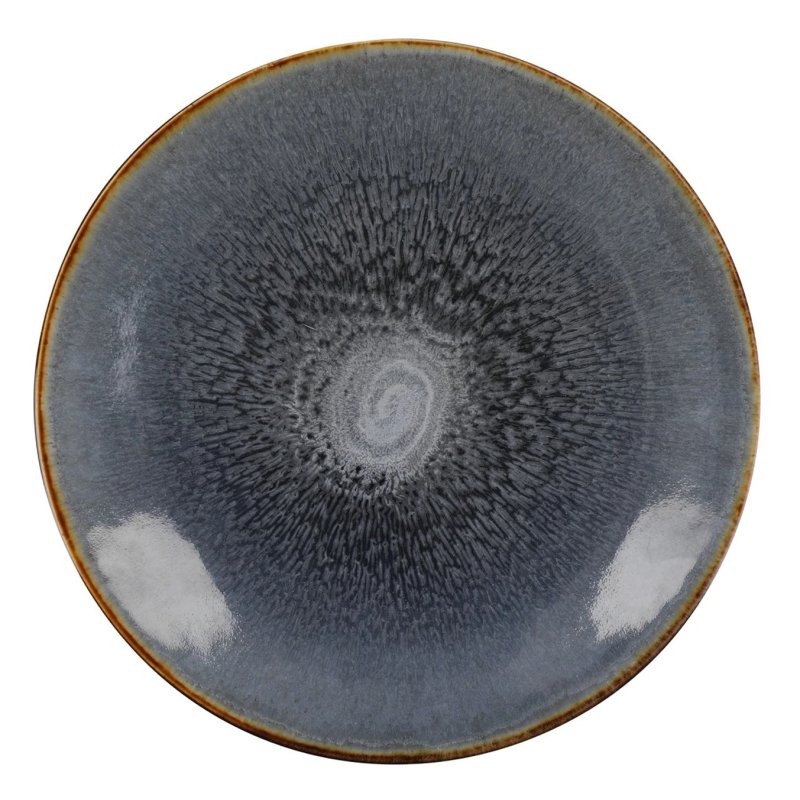 Mikasa Impression Fossil Grey 27cm Plate Top Down
