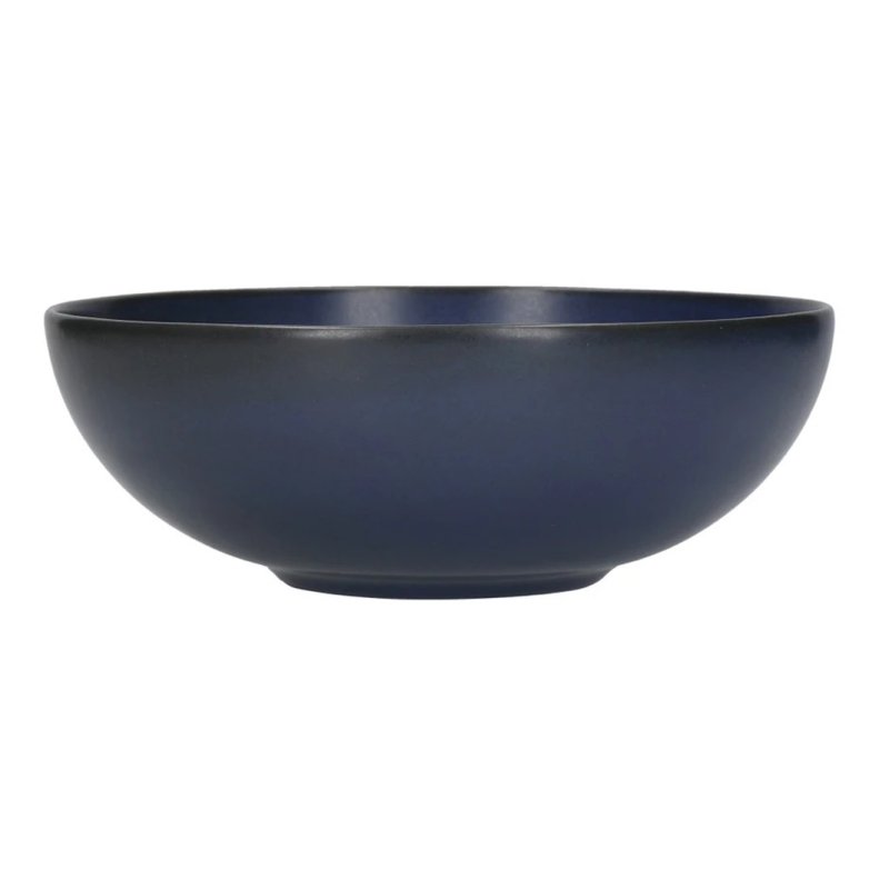 Mikasa Bergen Fjord Blue 16cm Bowl Side View