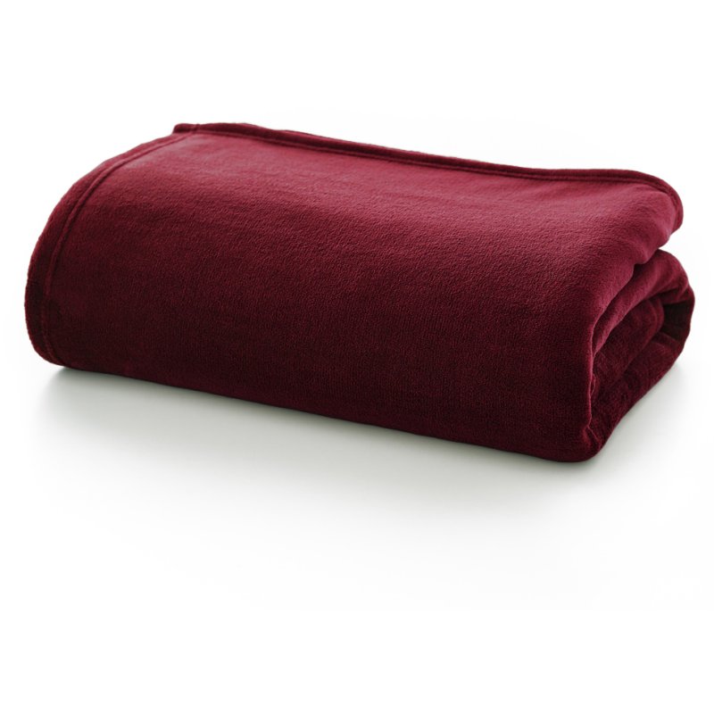Deyongs Snuggle Touch Extra Large Throw Merlot