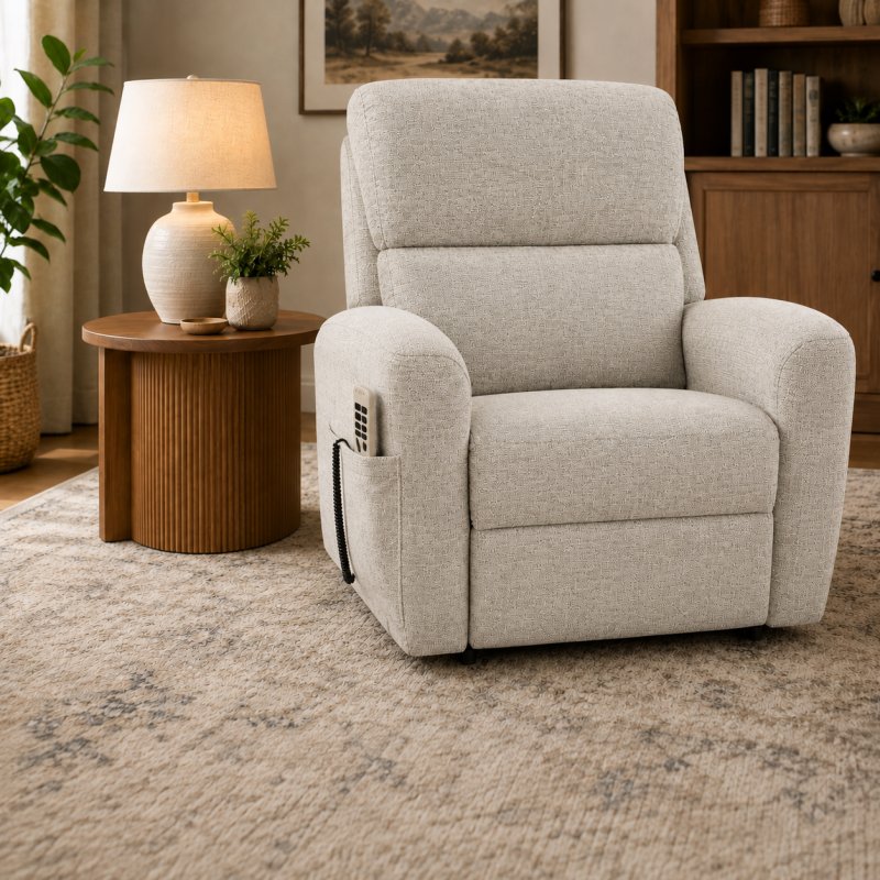 G Plan G Plan Hamilton Dual Elevate Chair in Grey W030 Fabric