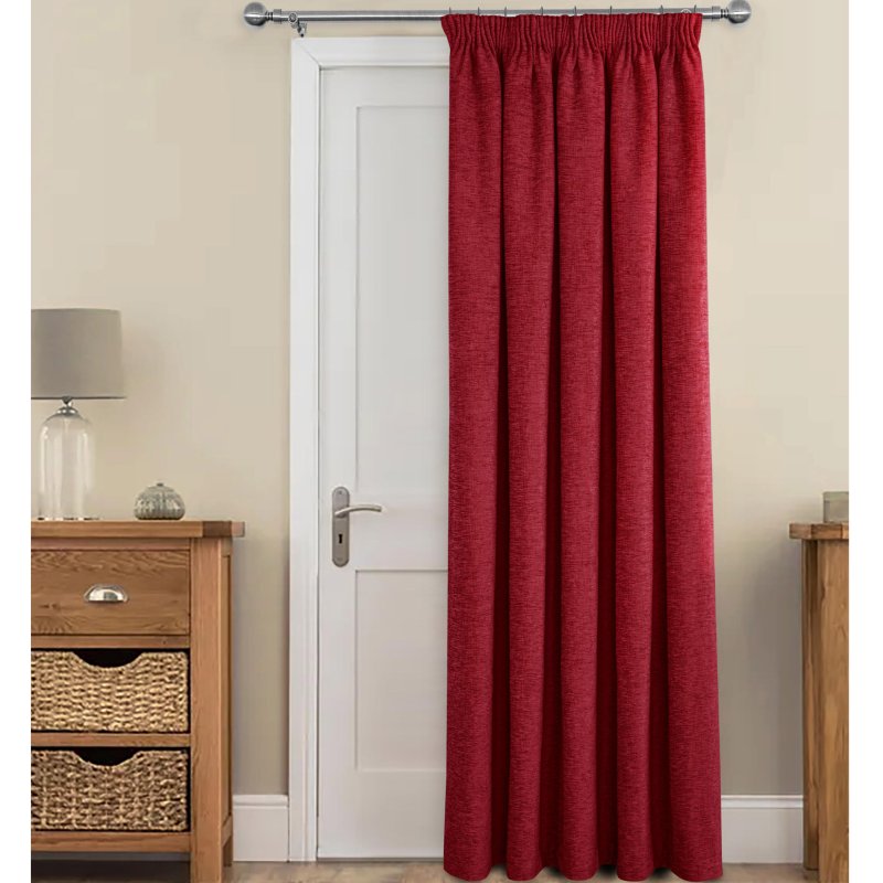 Sundour Washington Thermal Pencil Pleat Wine Door Curtain
