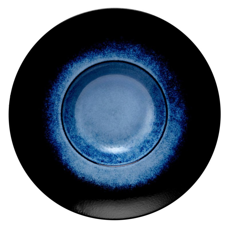 Maxwell Williams Caviar Midnight 28cm Show Plate Top Down