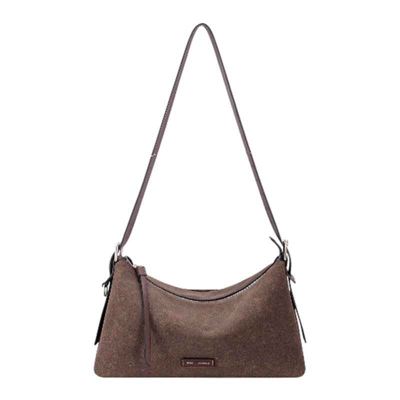 David Jones Slouch Chocolate Bag