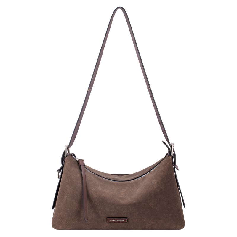 David Jones Slouch Chocolate Bag