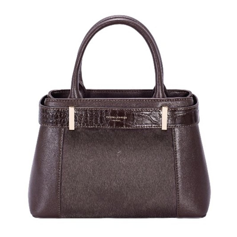David Jones Croc Trim Hot Chocolate Bag