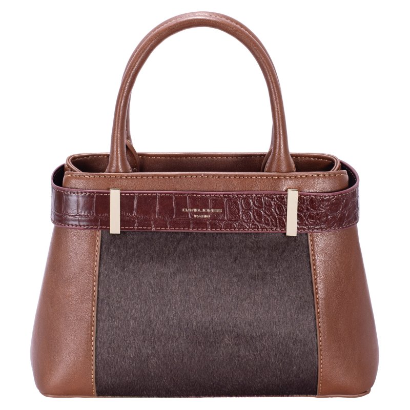 David Jones Croc Trim Red Mud Bag