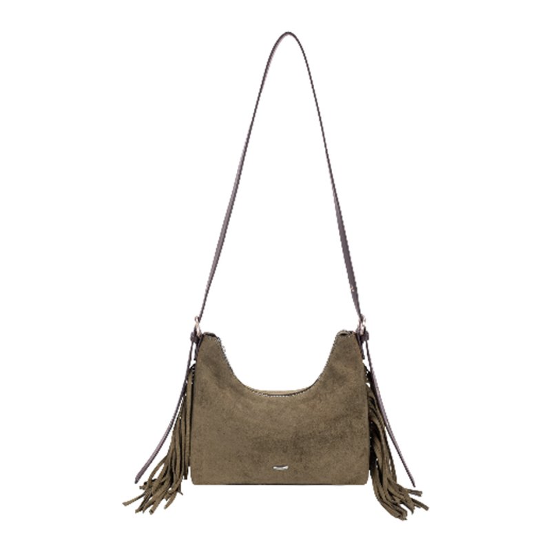 David Jones Fringe Mist Moss Bag