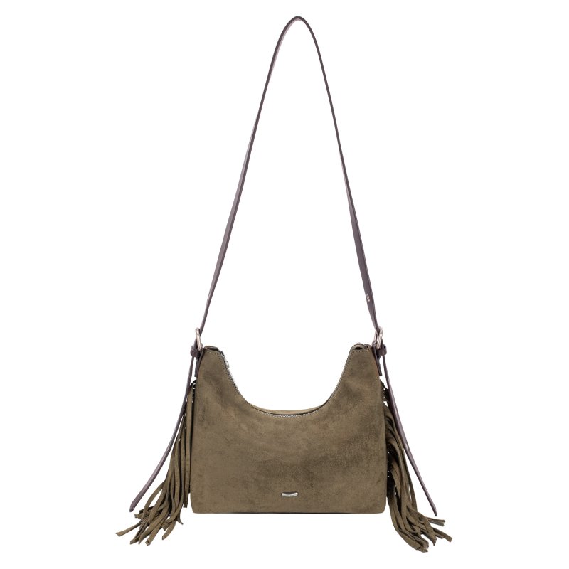 David Jones Fringe Mist Moss Bag