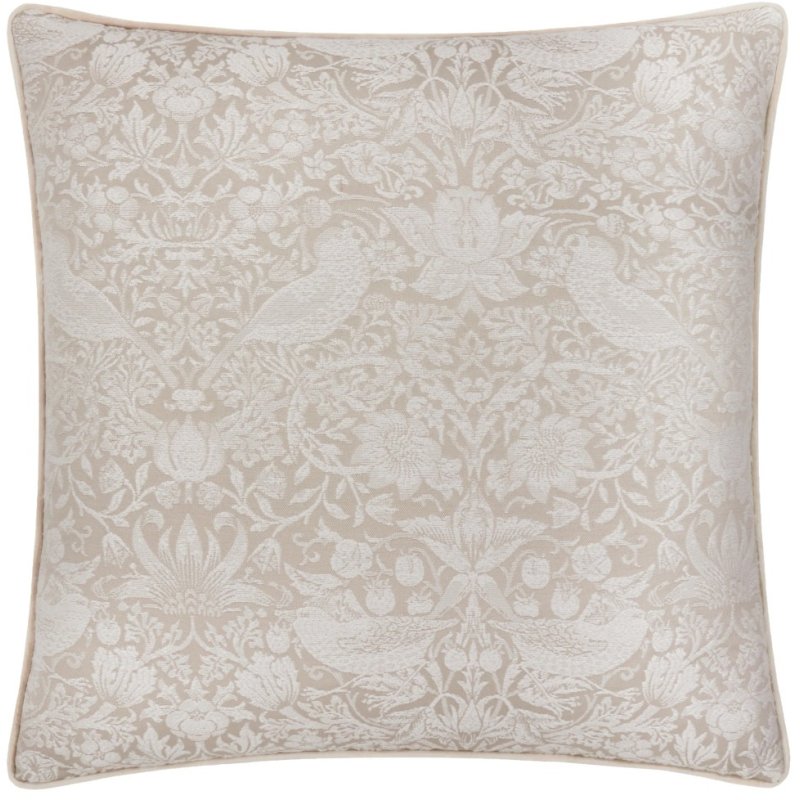 Morris & Co Morris & Co Strawberry Thief Feather Cushion Linen