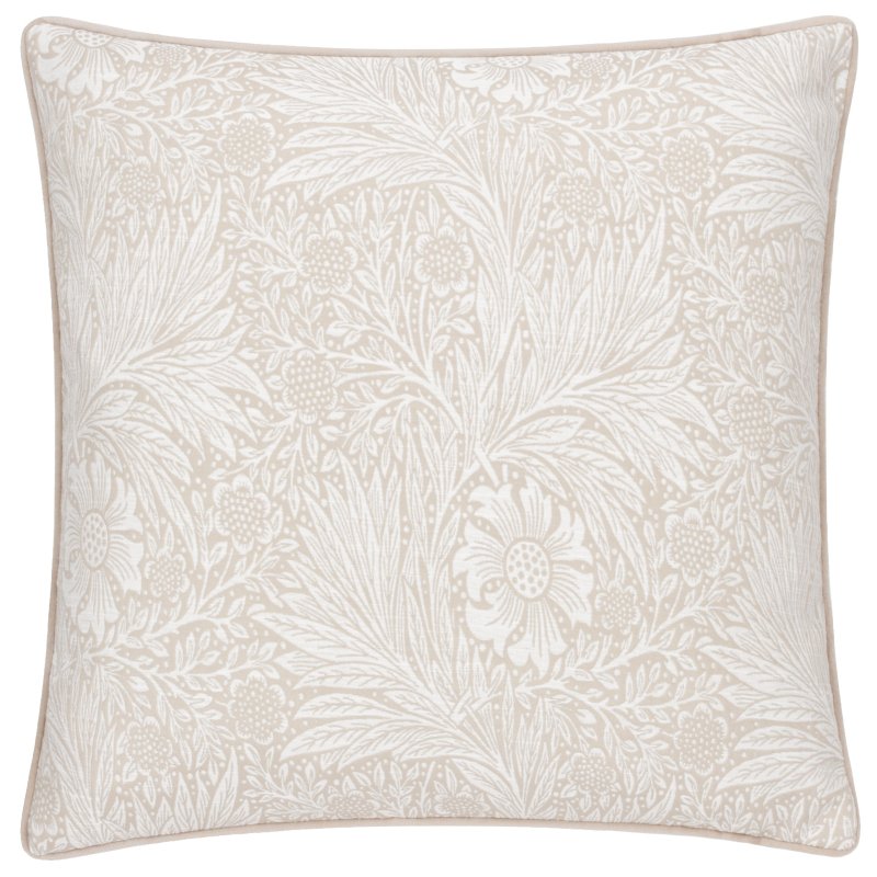 Morris & Co Morris & Co Marigold Feather Cushion Stone