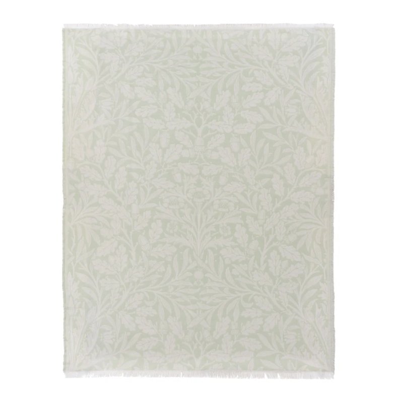 Morris & Co Morris & Co Acorn Tonal Throw Sage