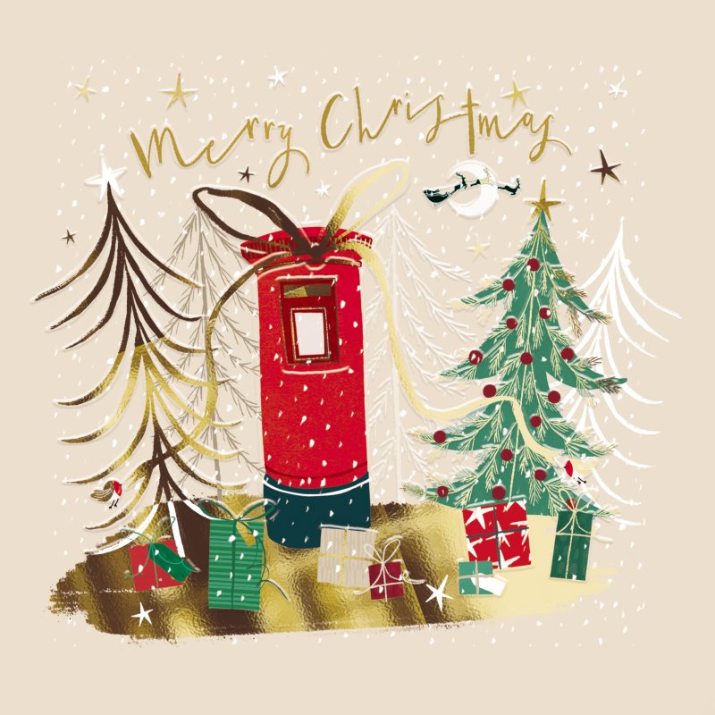 Paper House Paper House Postbox and Presents Pack of 10 Cards