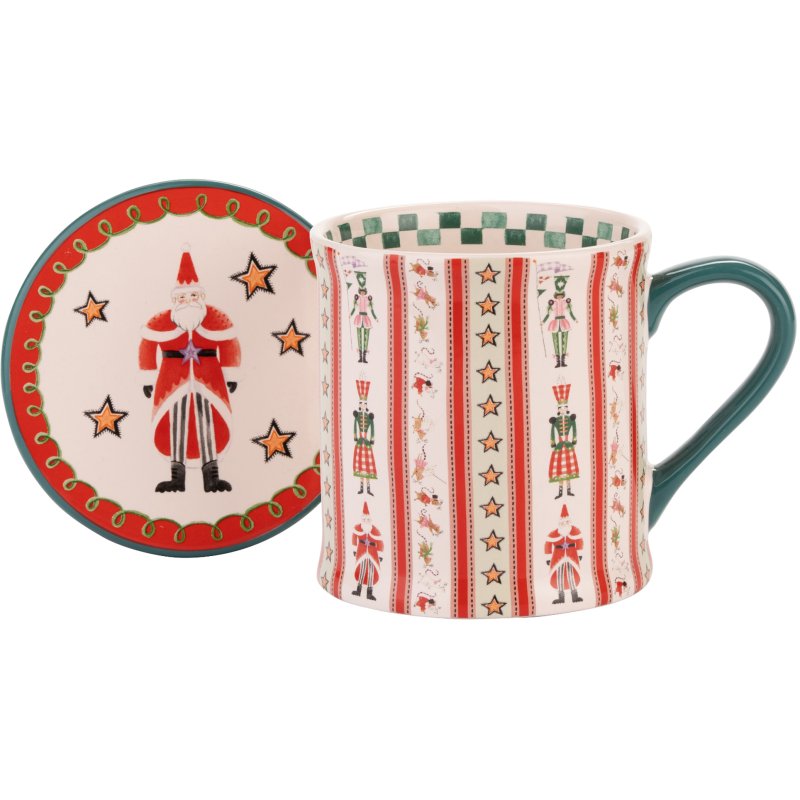 Cath Kidston Nutcracker Stripe Mollie Mug & Coaster