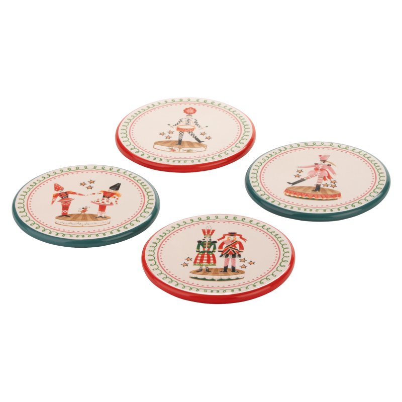 Cath Kidston Nutcracker Coaster Set