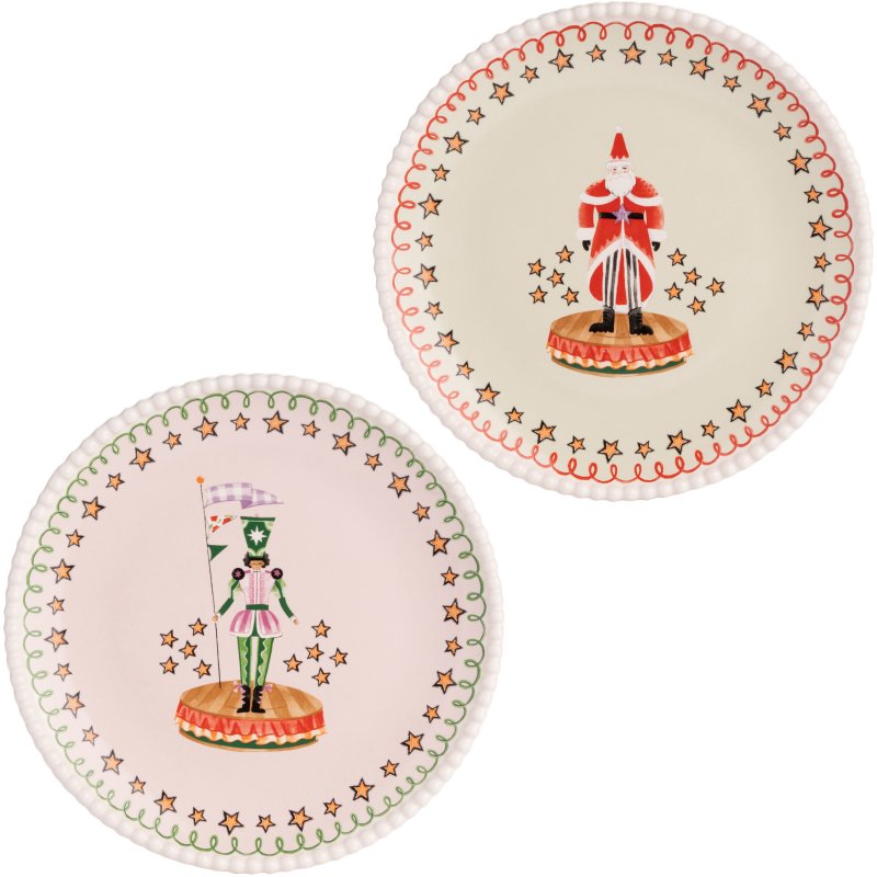 Cath Kidston Nutcracker Set Of 2 Side Plates