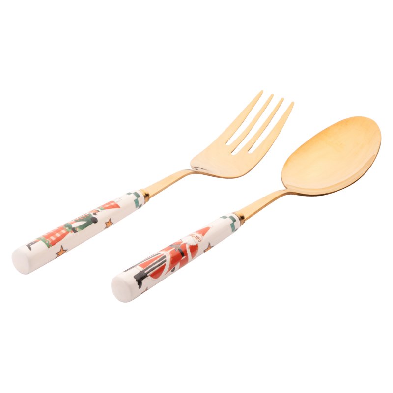 Cath Kidston Nutcracker Set Of 2 Serving Utensils