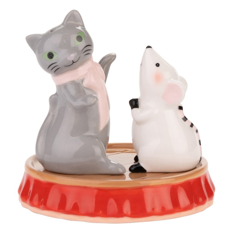 Cath Kidston Cat & Mouse Salt & Pepper Pot Set