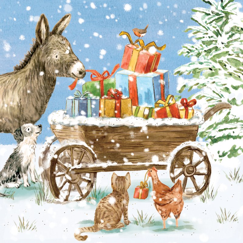 Paper House Paper House Farmyard Capers Pack of 16 Cards