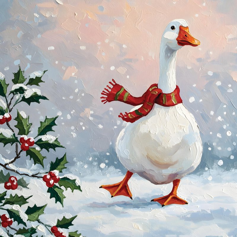 The Dark Room The Dark Room Winter Geese Pack of 16 Cards