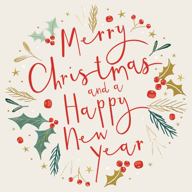 Paper House Paper House Christmas Greeting Pack of 6 Cards