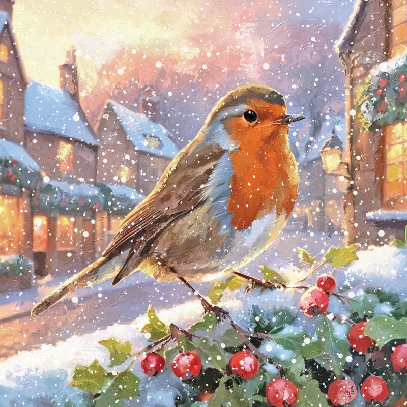 Paper House Paper House Village Robin Pack of 6 Cards
