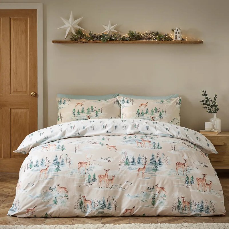 Catherine Lansfield Catherine Lansfield Christmas Deer Duvet Set