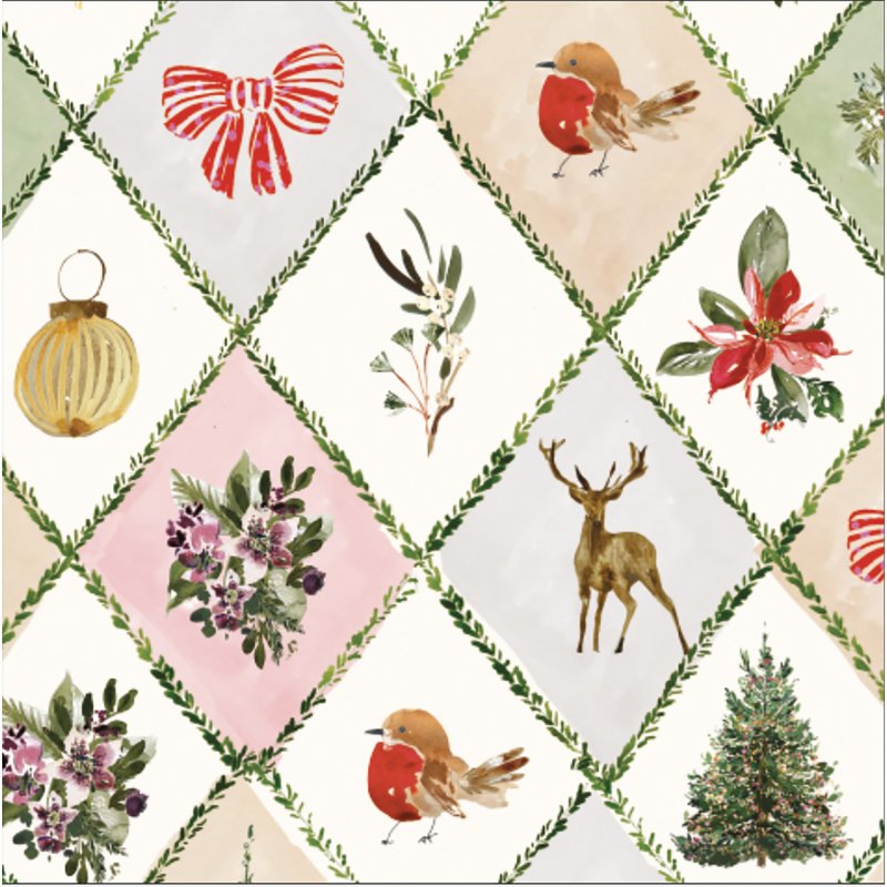 Glick Winter Weave Paper Napkins 20pk design