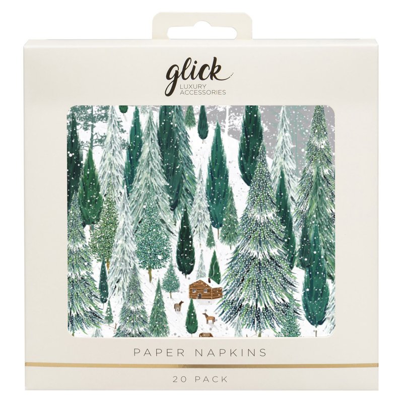Glick Moonlit Glade Paper Napkins 20pk in packaging