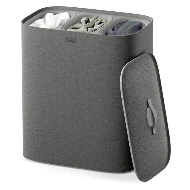 Joseph Joseph Tota 2 Trio 90L Forest Grey Laundry Separation Basket