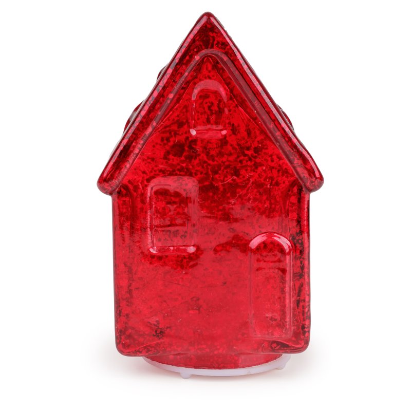 Candlelight LED Red House