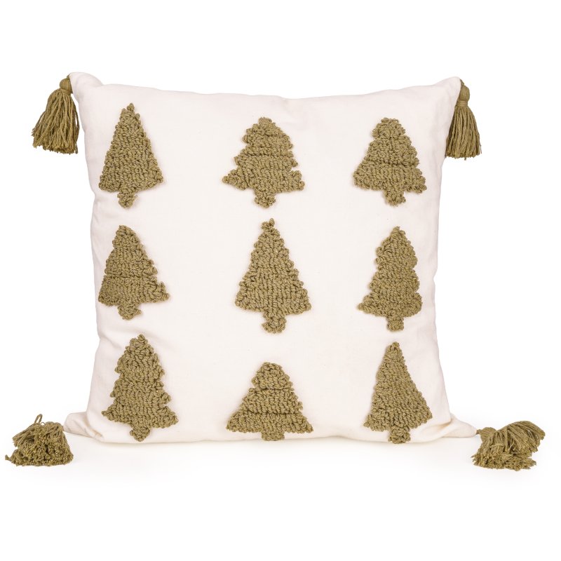 Candlelight Christmas Tree Cushion