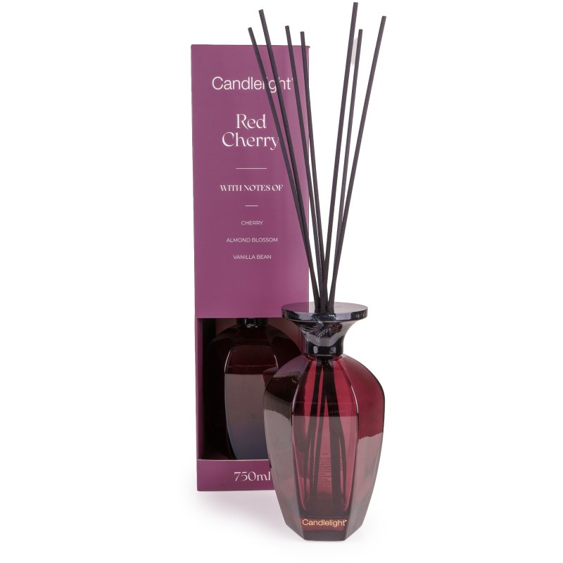 Candlelight Hexagonal 750Ml Red Cherry Reed Diffuser