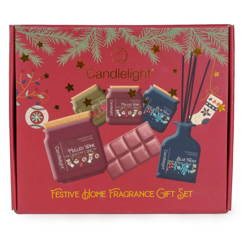 Candlelight Christmas Candle Gift Set gift box
