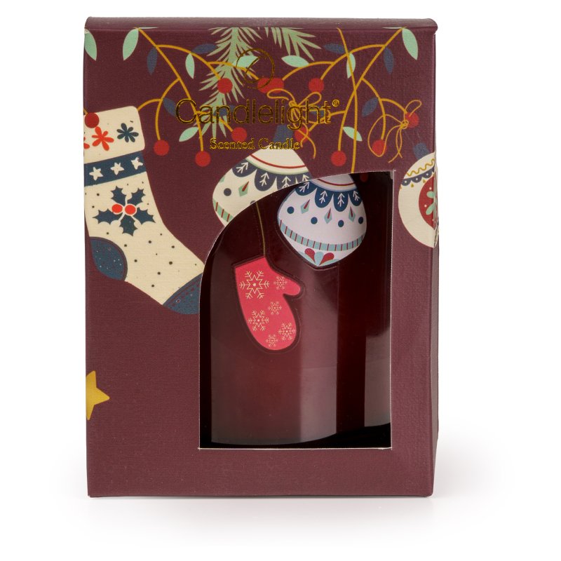 Candlelight Single Wick Mulled Wine Candle In A Pot