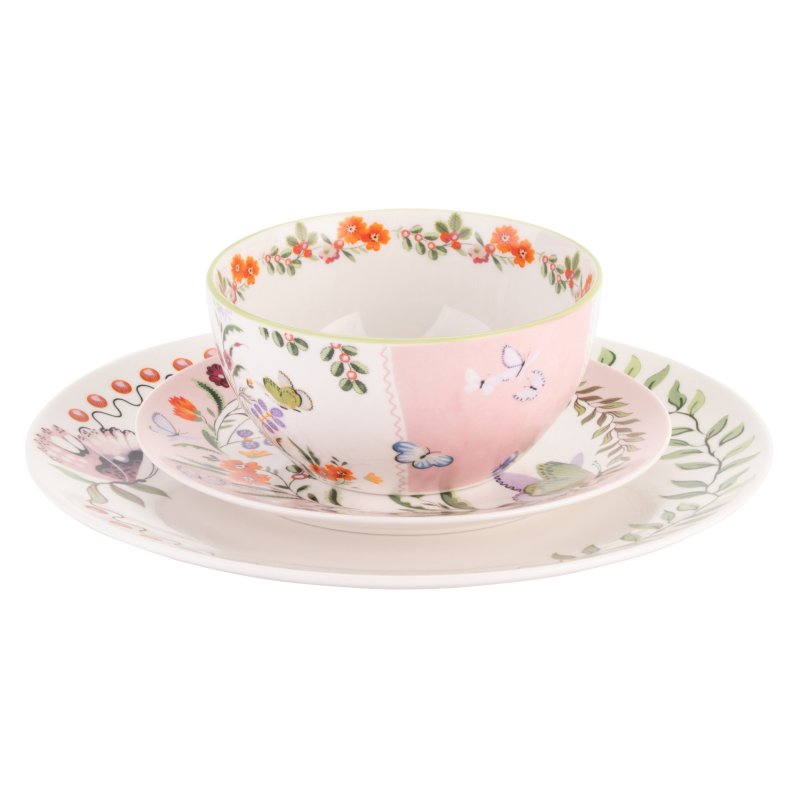 Cath Kidston Butterfly 12 Piece Dinner Set