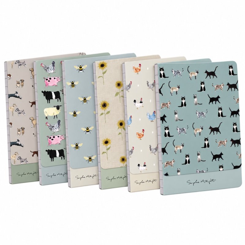 Sophie Allport Sophie Allport Pocket Assorted Notebook
