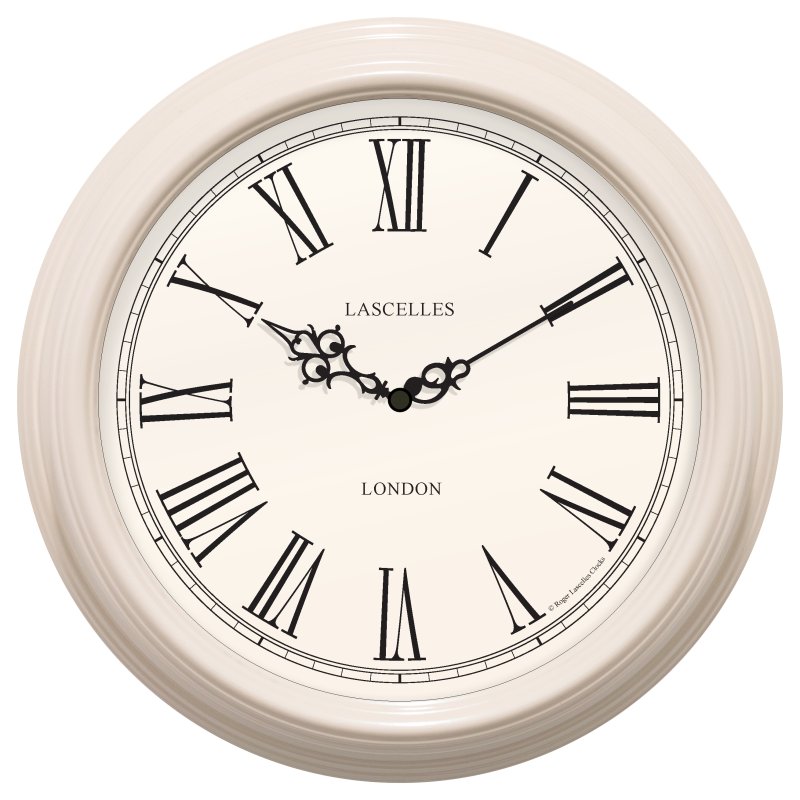 Acctim Abbotsbury 30cm Cream Metal Wall Clock