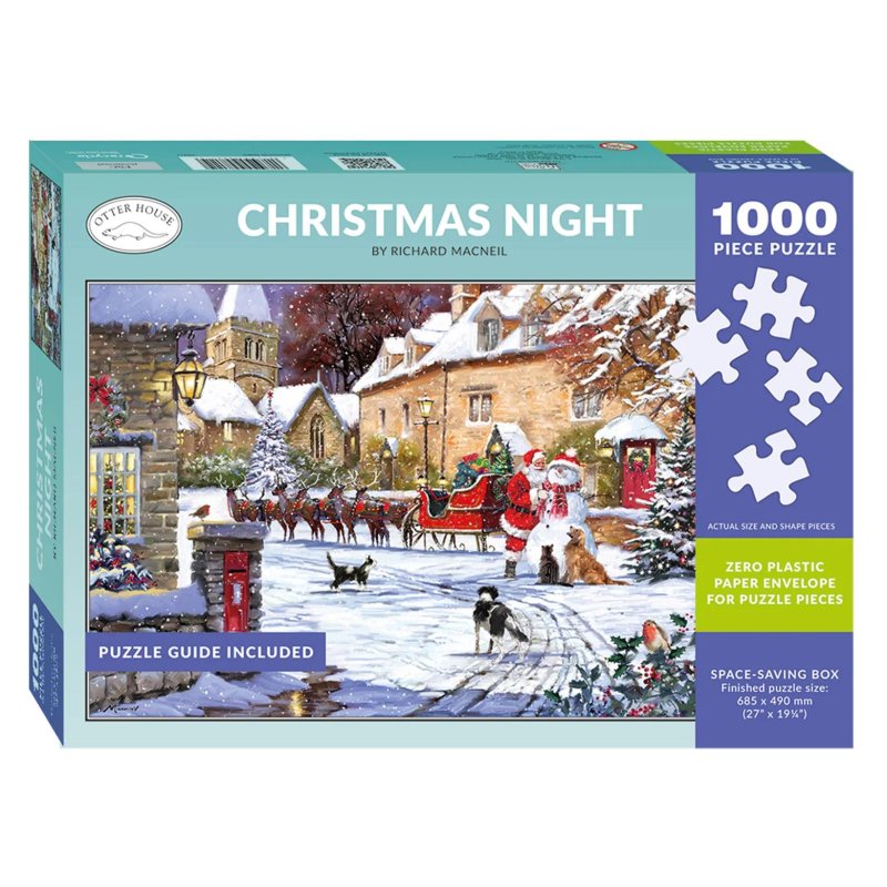 Otter House Christmas Night - Sue Ryder 1000 Piece Puzzle