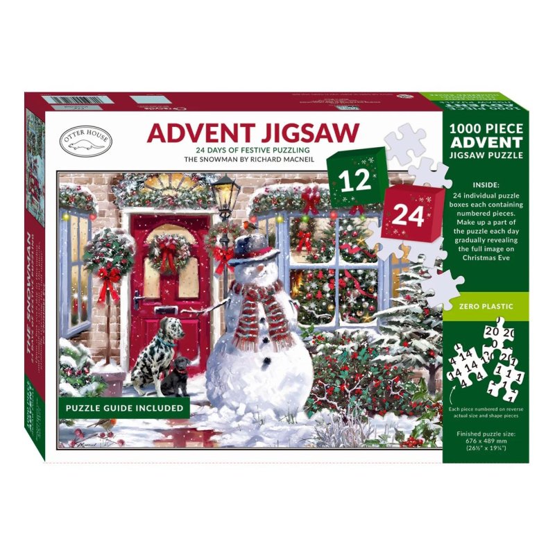 Otter House The Snowman Advent Jigsaw