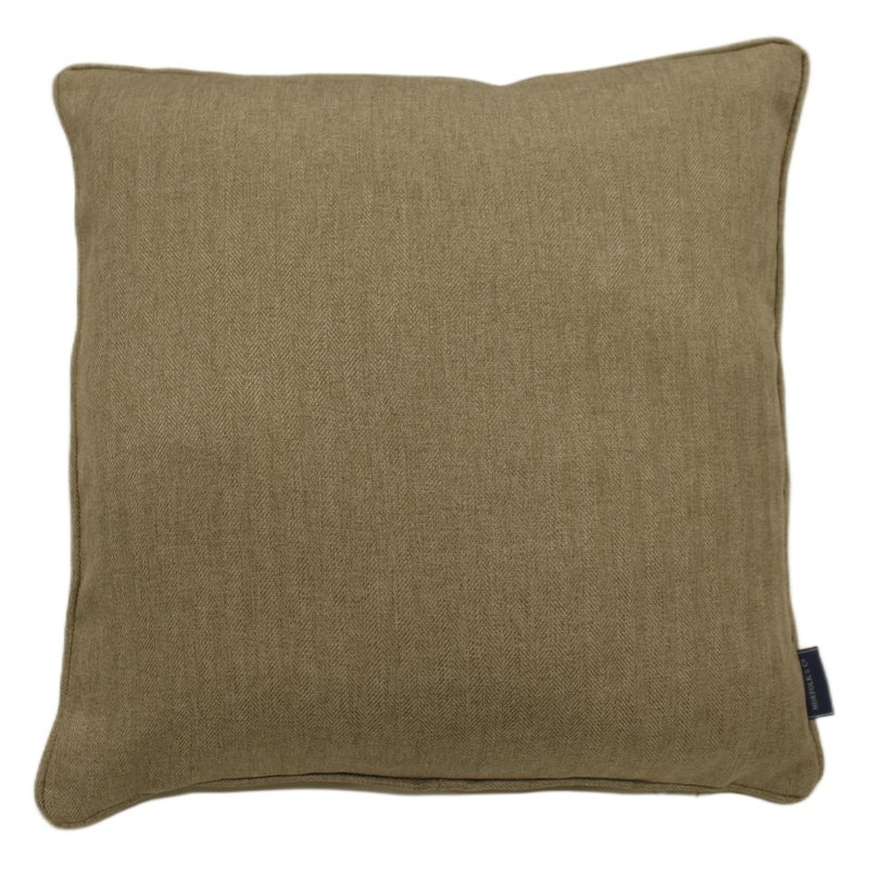 Norfolk & Co Holkham Tweed Square Cushion Fawn