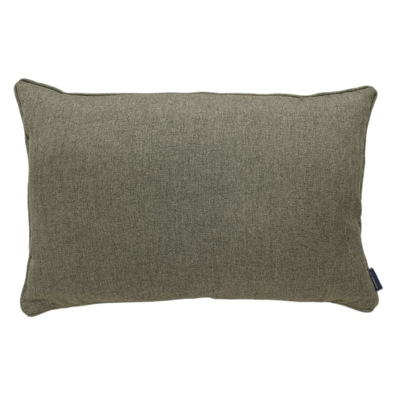 Norfolk & Co Holkham Tweed Rectangle Cushion Reseda
