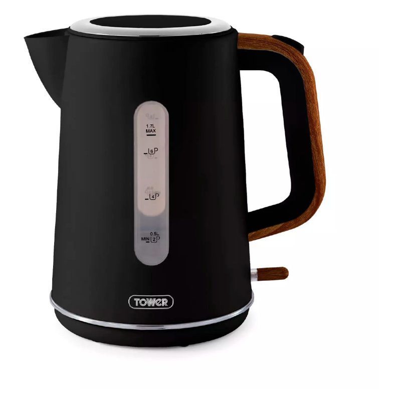 Tower Scandi Black 1.7L Kettle